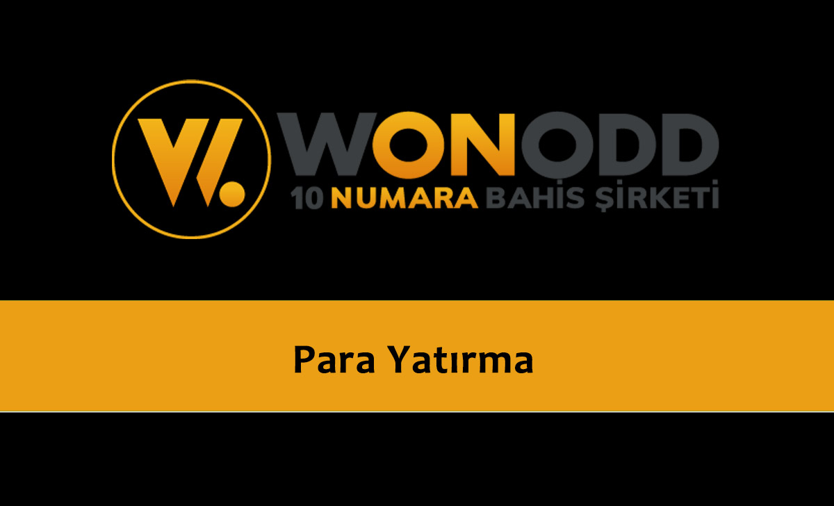 Wonodd Para Yatırma